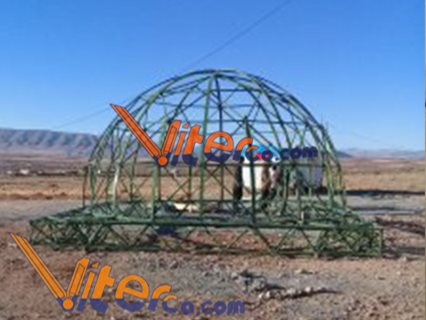 پوشش گنبد سازه فضایی شهدای سده فارس