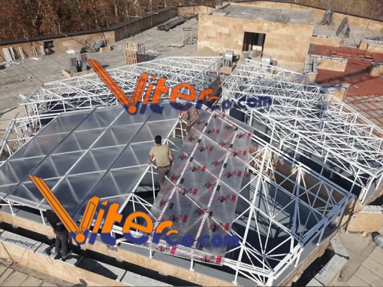 سازه فضاکار با اتصالات سیلندری